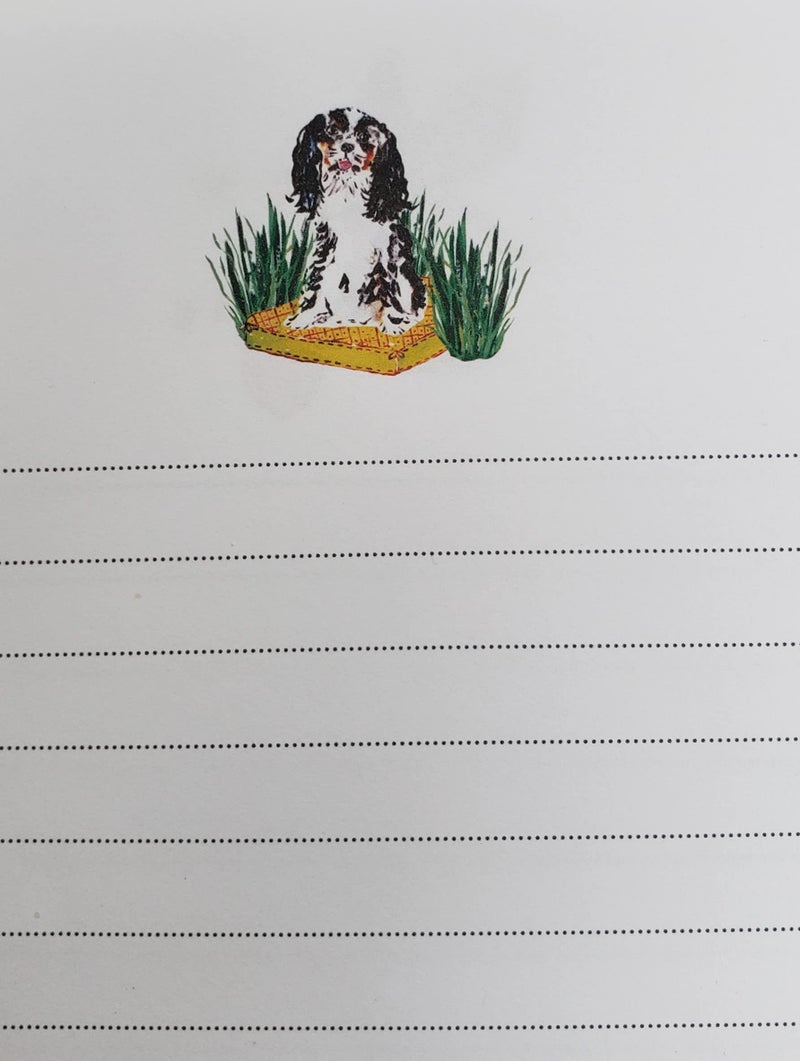 Nancy Nikko KING CHARLES CAVALIER Refrigerator Notepads - SET OF TWO PADS - Image 2